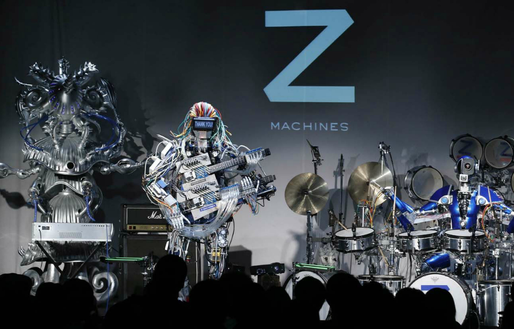 This Robot Band Has a Guitarist With 78 Fingers and a Drummer With 22 Arms!