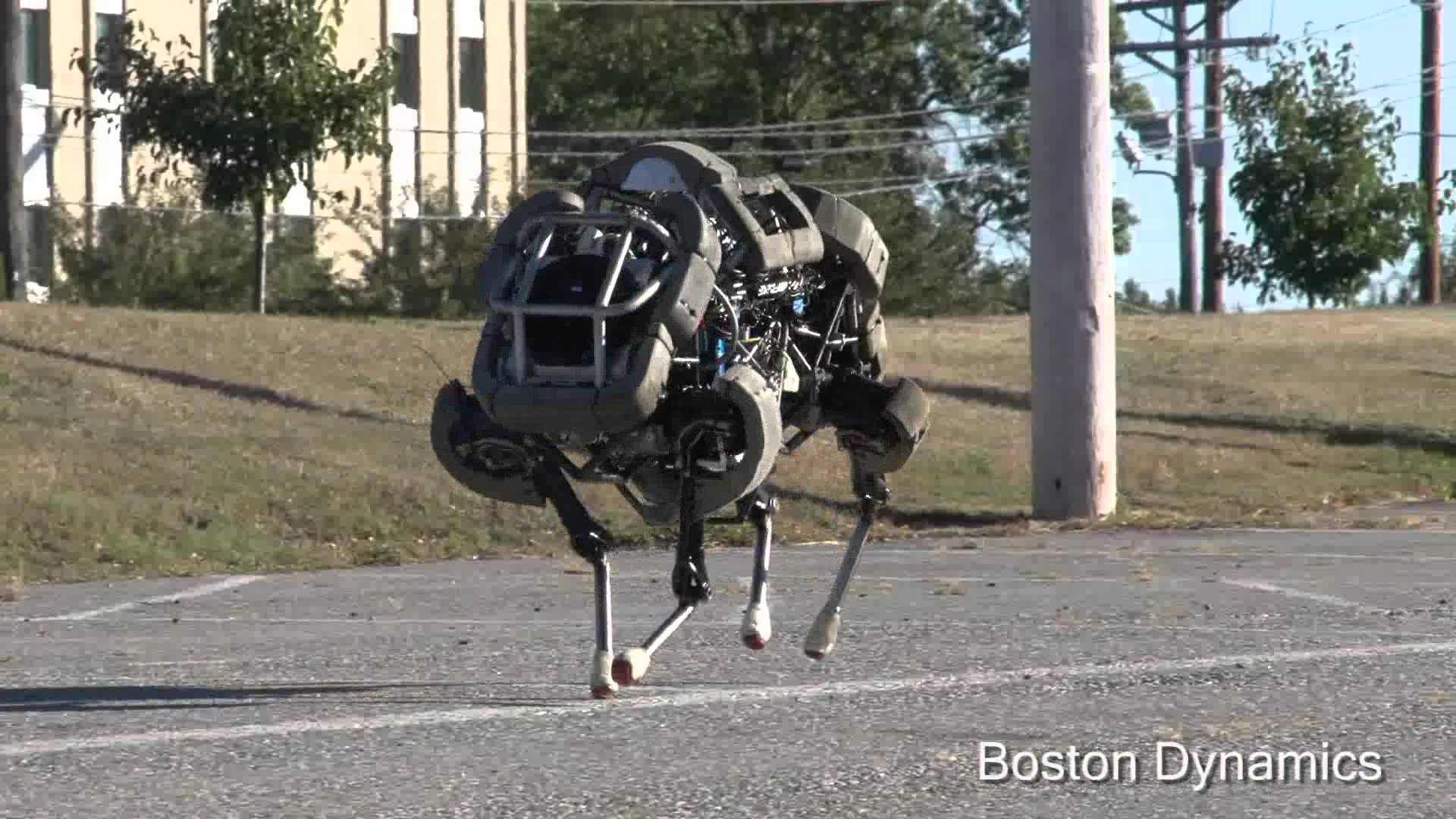 This Four-Legged Robot Will Chase You Down…