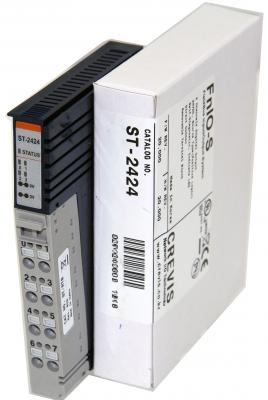 GE ST2424 RSTi output module 4 points, Positive Logic, Diagnostics, 24VDC/ 0.5A GE-IP | Image