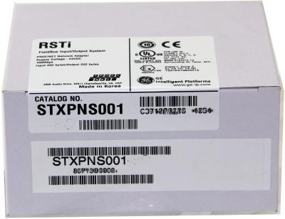 GE STXPNS001 RSTi ProfiNet slave Network Adapter.  24VDC powered, expandable to 32 modules. Includes