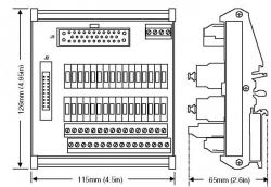 IC200CHS102 I/O interposing disconnect style, 16 point expansion IC200C IC200CH IC200CHS PDFsupply a