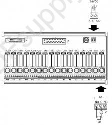 IC200CHS111 I/O interposing relay style, relay 8 amps isolated, fused 16 points IC200C IC200CH IC200