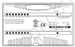 IC200MDD846 Mixed 120VAC POS LOG input group 8 point / isolated 2 amp relay output 8 point. IC200M I