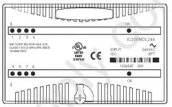 IC200MDL244 Input 240VAC isolated 8 point IC200M IC200MD IC200MDL PDFsupply also repairs GE IP FANUC