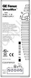 IC200PWR001 In Stock! POWER SUPPLY 24VDC INPUT IC200P IC200PW IC200PWR PDFsupply also repairs GE IP 