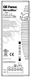 IC200PWR202 POWER SUPPLY WITH EXPANDED 3.3VDC 12VDC INPUT IC200P IC200PW IC200PWR PDFsupply also rep