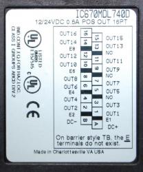 IC670MDL740 In Stock! 12/24VDC 0.5A Pos. Logic Output 16 Pt. Grouped IC670M IC670MD IC670MDL PDFsupp