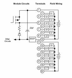 IC694MDL742 In Stock! Output module 12/24VDC, 1 amp 16 point positive logic ESCP protection. IC694M 