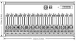 IC200CHS112 I/O interposing relay style, relay 8 amps isolated, fused 16 points expansion unit IC200