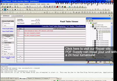 GE Fanuc 90-30 CPU IC693CPU374 Troubleshooting