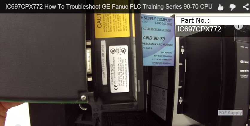 How To Troubleshoot GE Fanuc IC697CPX772