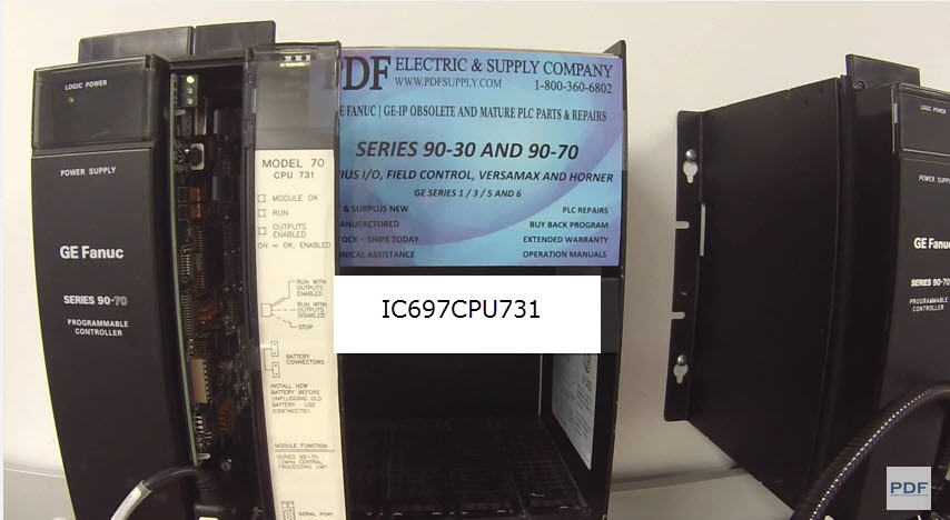 IC697CPU731 GE Fanuc PLC Training Series 90-70 Tutorial CPU Troubleshoot